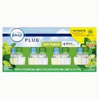 Febreze Plug In Air Freshener Scented Oil Refill Gain  4 Count X 2 Pack