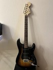 Fender Squier Strat Stratocaster Brown Sunburst Affinity Electric Guitar