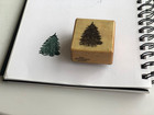 Vintage Fir Tree   Christmas Tree Design - Wood   Rubber Stamp