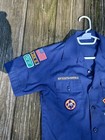 Boy Scouts Of America Cub Scout Official Shirt Size Lg 14-16blue Uniform Patches