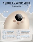 Breast Pump Hands Free  Wearable Breastfeeding Pumps Strong Suction Low Noise   