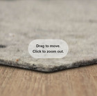 Mohawk Home Felt Rug Pad 1 4  Inch Thick Plush Comfort Cushion 8 x10  - Grey