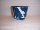 Vintage  mint Condition  Blue   White Swirl Cup mug Graniteware Enamelware