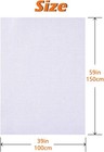 Cross Stitch Fabric 14 Count White Cotton Cloth For Embroidery  59 X 39 Inch 