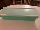 Vintage Tupperware Keeper Crisper Green Container 892-3 With Clear Lid 893-4 12   