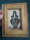 Miniature Navajo Sand Painting Signed