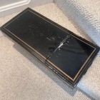 Safety Deposit Box Black From Chase Vintage Metal Storage 22x10x2