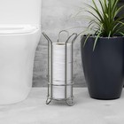   Chrome Toilet Paper Holder  Freestanding Bathroom Tissue 