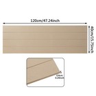Pack Of 6 V Grooved Mdf Wall Panels Paintable 400mm X 1200mm X 6mm Diy Material