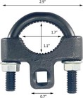 Hfs r  Inner Tie Rod Tool 3 8in Low Profile Tool  Inner Tie Rod Removal install