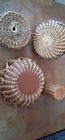 Small Longleaf Pine Needle Baskets Adorned With Pinecones