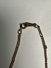 Avon Gold Curb Link Chain Bracelet  Anklet With Dangle Horseshoe Charm 8   