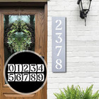 20 Pcs 4 Inch Number Curb Stencils For Address Painting Wood Wall Mailbox