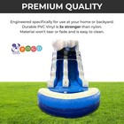 Inflatable Water Slide With Blower 15 Ft Commercial Blue Wave Kids Splash Pool