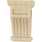 Ekena Millwork Cor04x04x07flma Fluted Mission Wood Corbels 4 1 4w X 4 1 4d X 7h
