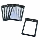 6 Credit Card Size 3x Magnifiers  Each Magnifier For Reading Has 3x Fresnel 