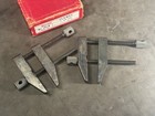 Starrett 161b Clamps Set Of 2 W  Box Machinist Tools Usa Vintage Parallel 