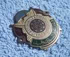Vintage 1950s Kuwait Automobile   Touring Club Car Badge arabic arab middle East