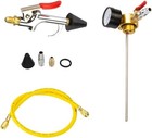 Car A c Flush Canister Kit 220 Psi Gauge   Hose For Ac Pipe Condenser Evaporator