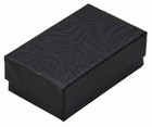 Jpb Black Swirl Cotton Filled Jewelry Box  21  case Of 100  2 5 Inches X 1 5    