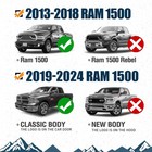 Ram 1500 Bumpers Front And Rear Bumper Kit For 2013-2018 Dodge Ram 1500