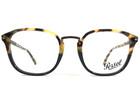 Persol Eyeglasses Frames 3187-v 1088 Black Brown Tortoise Square 51-21-145