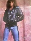 Original Vintage 1986 Bon Jovi Poster Jon Leather Jacket Rock N  Roll 80 s Music