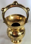 Antique Indian Engraved Brass Kamandalu Holy Water Carrier C 1900 s