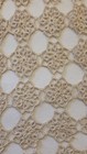 Vintage Handmade Tatted Lace Doily Rectangle Ecru 11x21