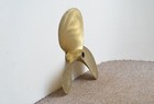 Used Boat  25 X 16  Lh Left Hand  Prop Propeller Brass   Bronze - Free Delivery