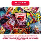 100pcs Random Mylar Bags 1gram   holographic   smell Proof    resealable    Zip Pouches