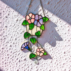 Pothos Plant Stained Glass Suncatcher  Botanical Window Hanging Decor