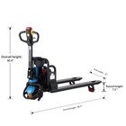 Apollolift 48v Lithium Battery Electric Walkie Pallet Truck 3300lbs Pallet Jack
