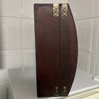 Vintage Wooden Case Opening  Box Wood 