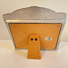 Vintage Pewter Picture Frame     Frame - 8x8