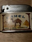 Vintage Camel Cigarette Lighter Crown Japan Have A Real Cigarette Advertising