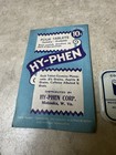 Vtg Rare Hy-phen Tablets Medicine Tin   Pack Set Of 2 Matoaka  Wv Nos Mint