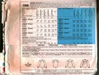 7259 Vintage Mccalls Sewing Pattern Misses 1980s Buttoned Front Blouse Shirt Oop