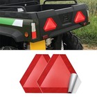 Slow Moving Vehicle Sign 2 Pack 7 x8  Diamond Grade Reflective Red-2pc
