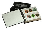 Harley-davidson 48 Ct  Bar   Shield Logo Poker Chip Leather Grain Album - Black