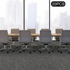 20pc Carpet Tiles Commercial Office Home Shop Retail Flooring Carpet Mat New