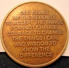 Alcoholics Anonymous Aa 8 Year Bronze Medallion Token Coin Chip Sobriety Sober