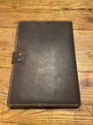 Robrasim Brown Leather Journal Cover Notebook 9 3 4   x6 3 4   handmade