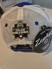 2025 Men s World Series Trucker Snapback Baseball Cap One Size Blue Ncaa White