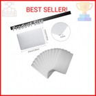 12 Pieces 304 Stainless Steel Metal Business Cards Blank Steel Laser Engraving S