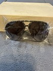1980 s Vintage Aviator Sunglasses-screw Frames    Brown Tinted  Lenses-nos    