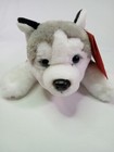 Fao Schwarz Husky Adopt A Pet Laying Down Plush Stuffed Toy 15 Inch Nwt