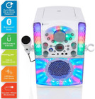 Sml625btwd Karaoke Machine  Portable Bluetooth Cd g Karaoke System  White