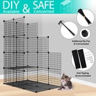 Large Cat Cage With Hammock Indoor Diy Indoor Catio Cat Enclosures Metal 4 Tiers