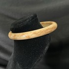 Faux Chinese Hetian Jade Bangle Brown Vibrant Plastic